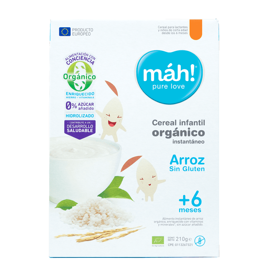 Cereal Infantil Máh Arroz Orgánico 210g