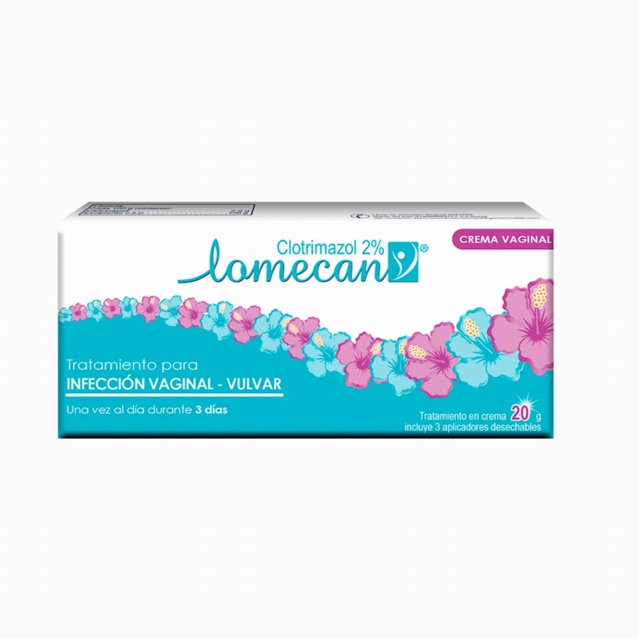 Crema Vaginal Lomecan Antimicotico Clotrimazol 20 G