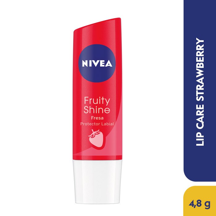 Protector labial NIVEA Fruity Shine Fresa FPS10 x4.8g