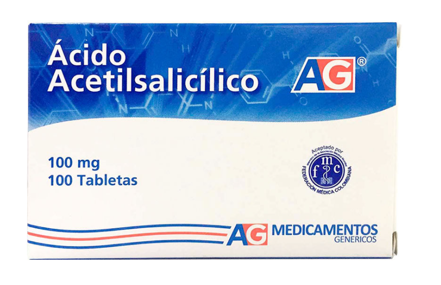 Acido acetil Salicilco 100mgx100 TAB