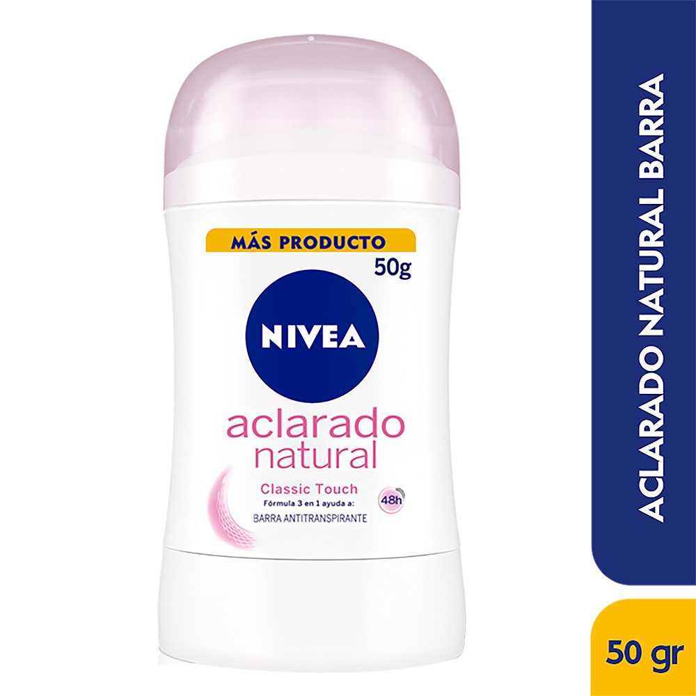 DESODORANTE BARRA ACLARADO NIVEA  x 50GR