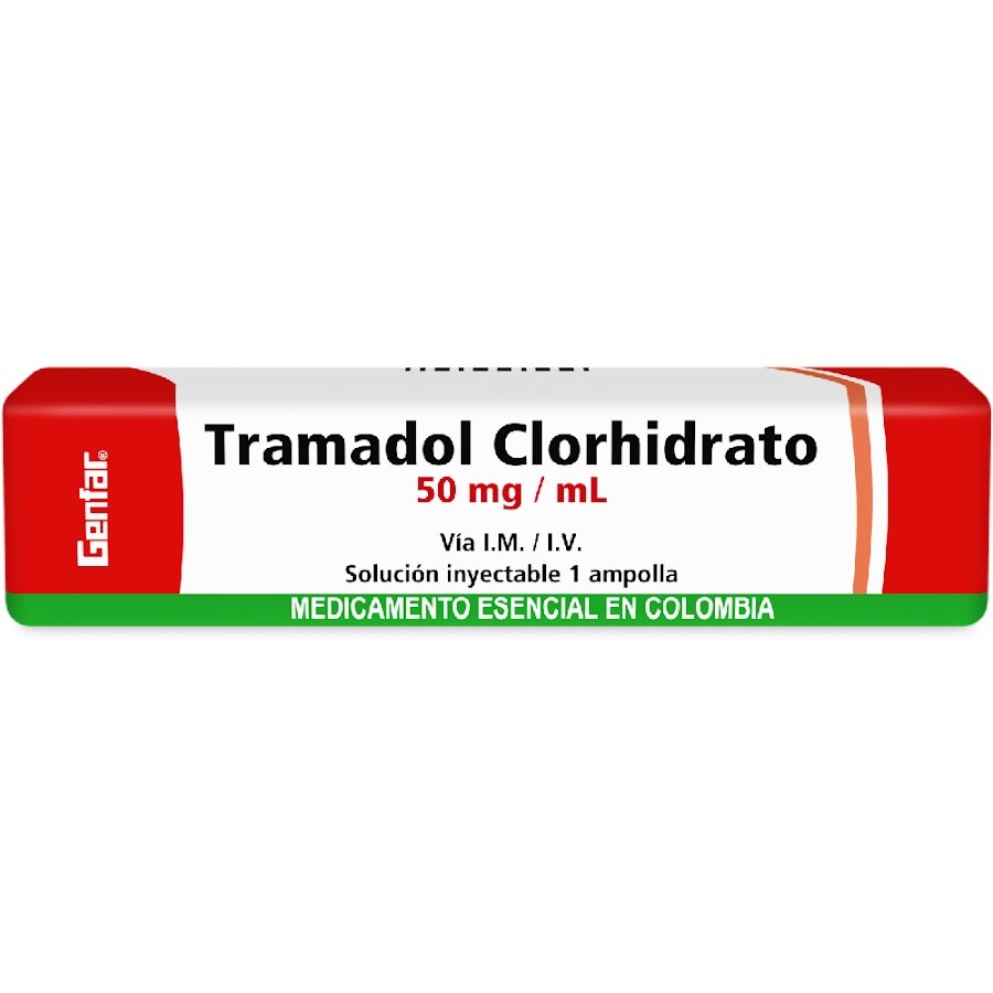 Tramadol Genfar 50Mg Ampolleta Frasco X1Amp.
