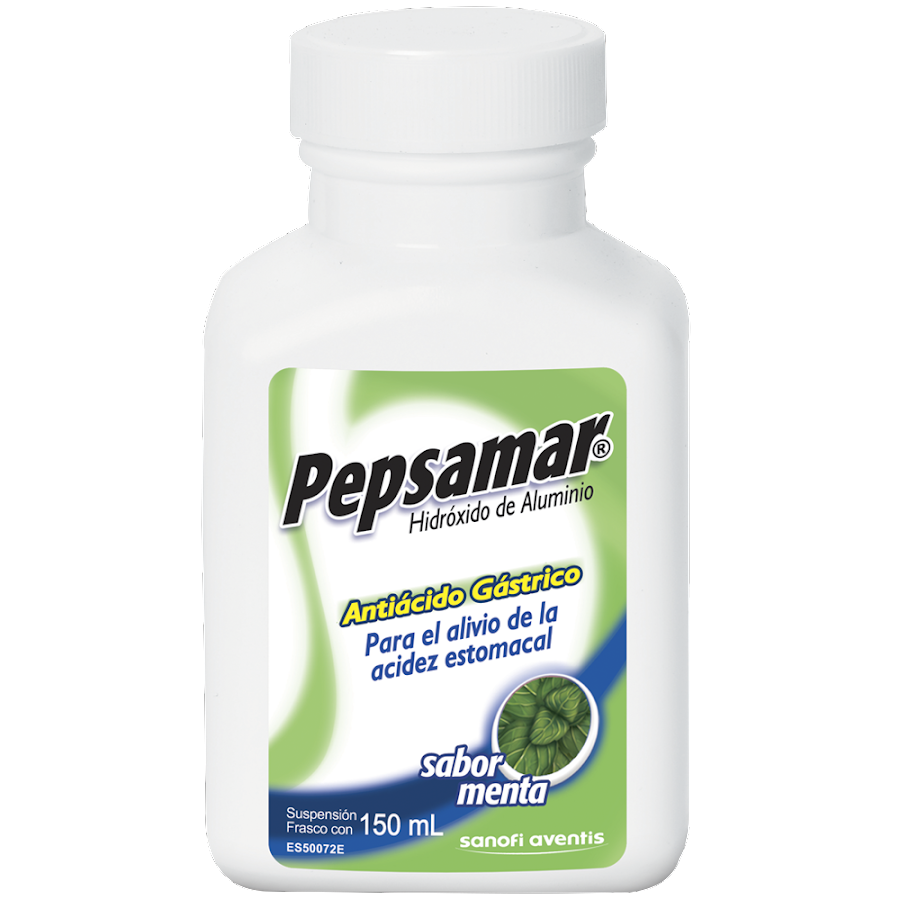 Pepsamar Menta Suspensión Frasco X150Ml. Sanofi Hidróxido De Aluminio