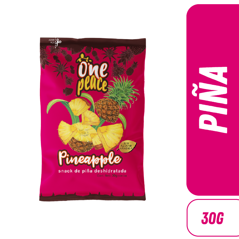 Snack de Piña Deshidratada x 30 gramos One Peace