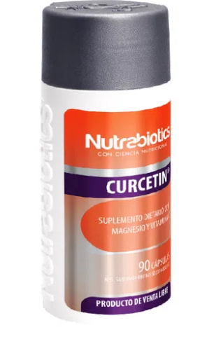 Curcetin Nutrabiotics Curcuma Quercitina Frasco x 90Cap