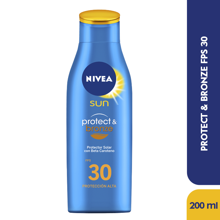 Protector solar NIVEA SUN Protect & Bronze FPS30 UVA+UVB x125Ml