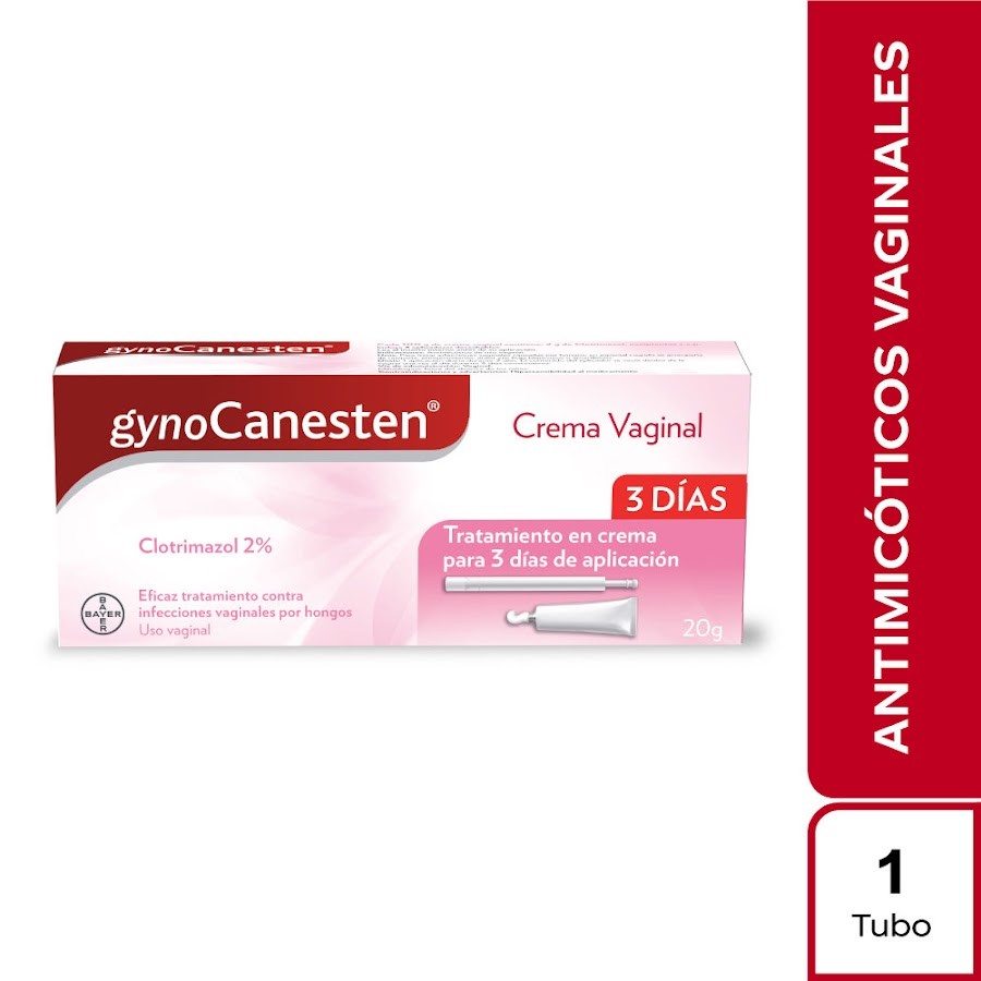 GynoCanesten 2% Crema Vaginal Tubo x20g BAYER Clotrimazol