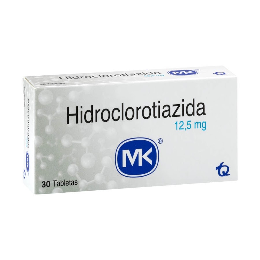 Hidroclorotiazida MK 12.5mg Tabletas Caja x30Tableta