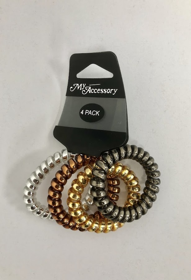 Moñas Espiral Salon Expert Colores Surtidos X 4Und