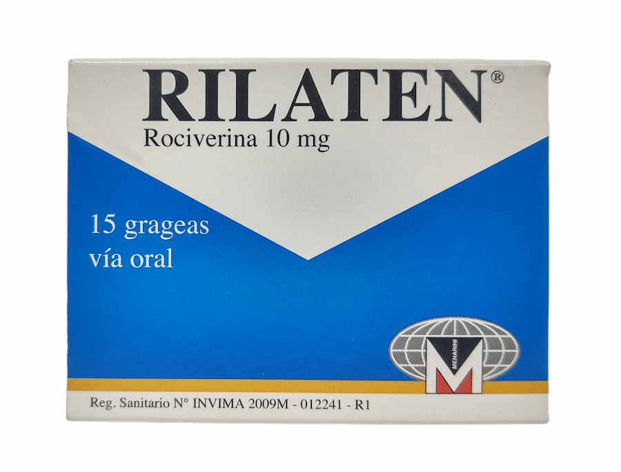 Rilaten 10Mg Menarini Grageas Rociverina Caja x 15Gr