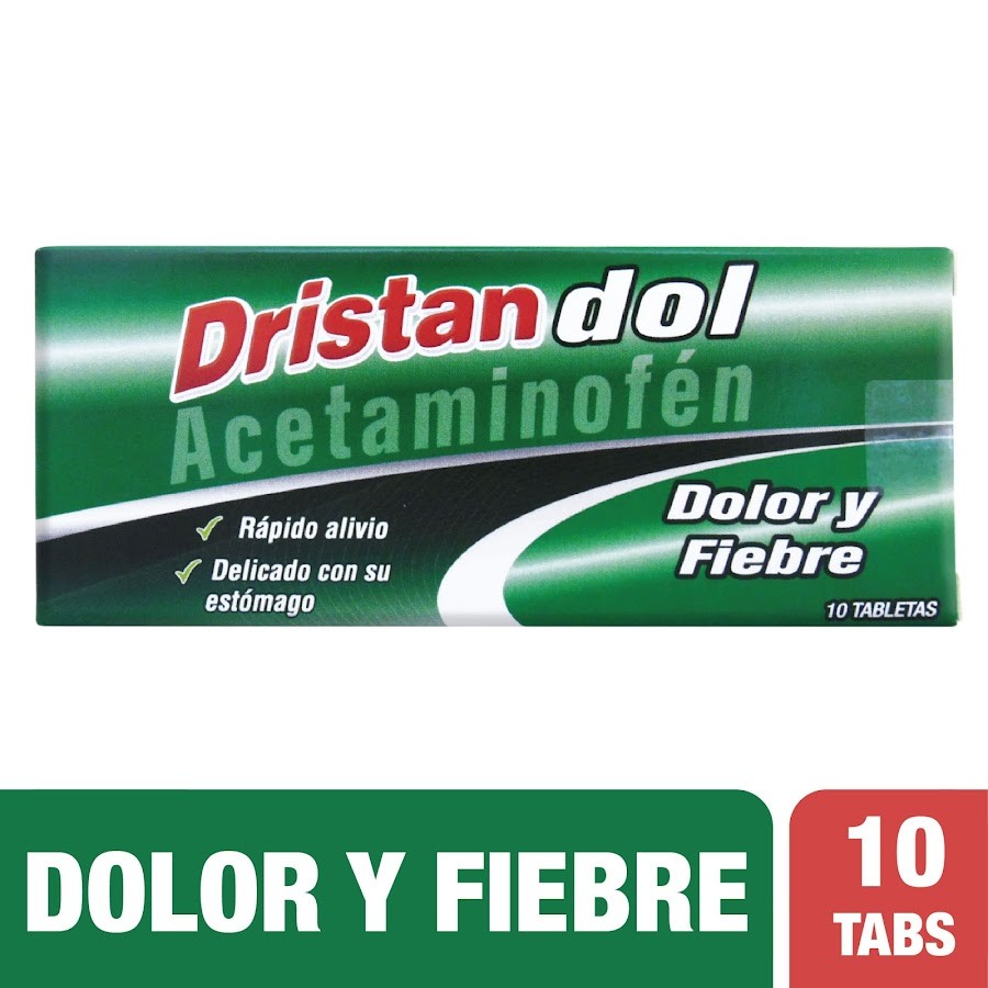 Dristandol Caja x 10 tabletas Acetaminofen