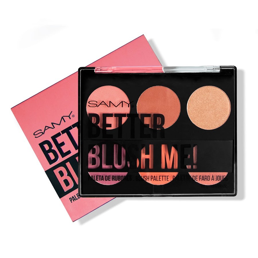 Paleta de Rubores Samy Better Blush Me x6 Tonos