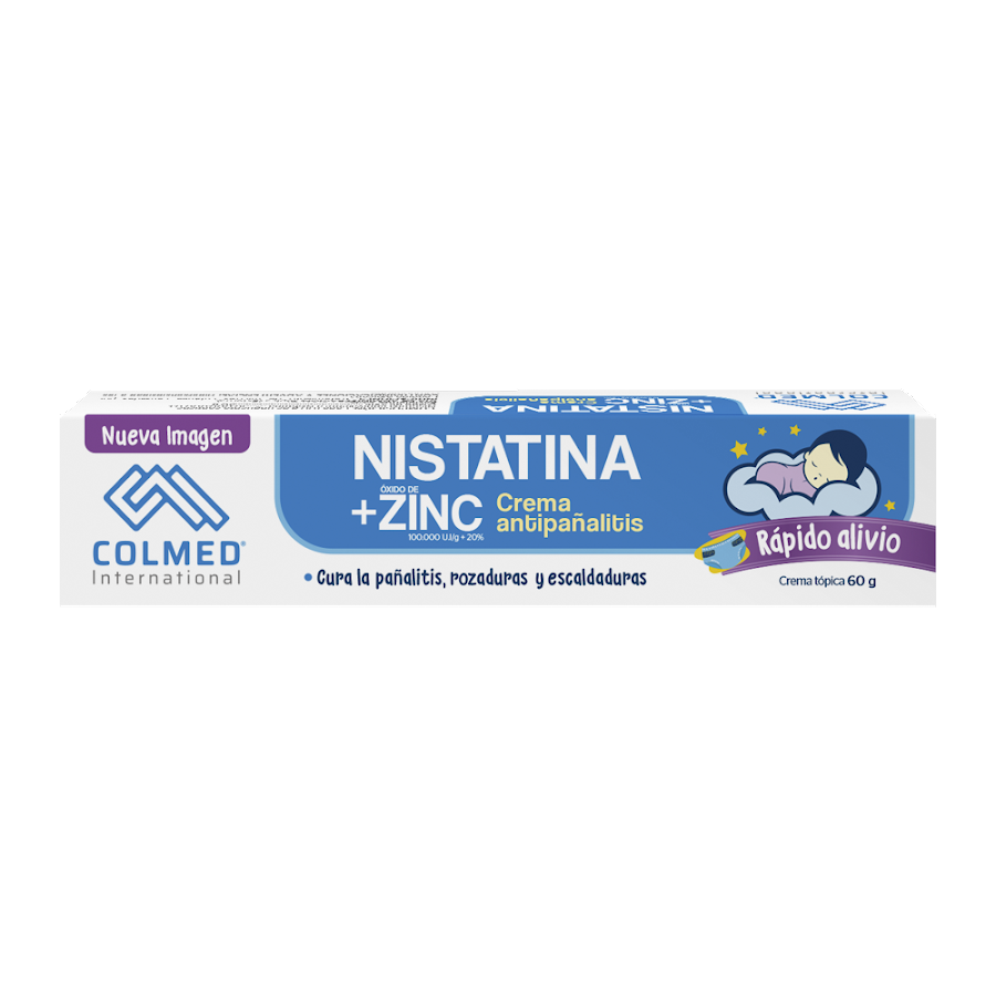 Crema Antipañalitis Nistatina + Oxido de Zinc x 60Gr