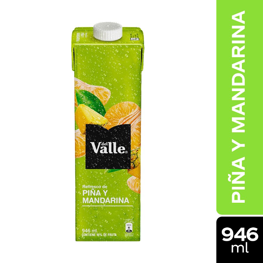 JUGO DEL VALLE FRUTAL PIÑA Y MANDARINA X946ML