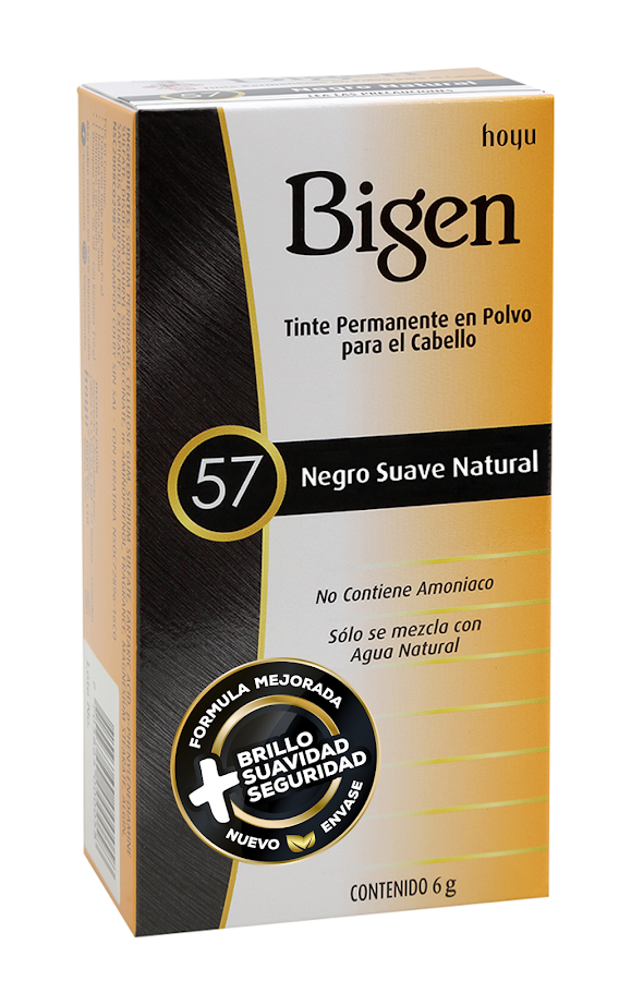 Tinte Bigen Negro Suave Natural 57 x 6gr