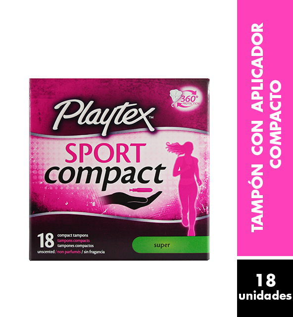Tampones Playtex Super Sport Compact X 18 Unidades