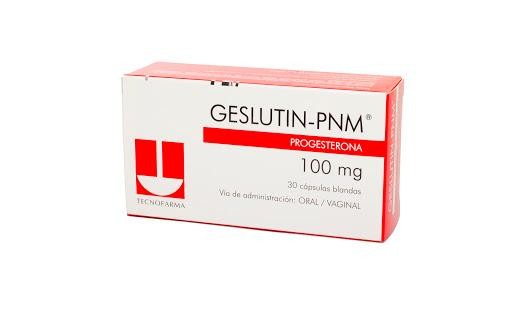 Geslutin-PNM 100Mg Cápsulas Caja x30Cap. Tecnofarma Progesterona
