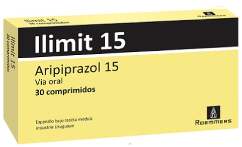 ILIMIT 15 mg Aripiprazol Roemmers Caja x 30 Comprimidos