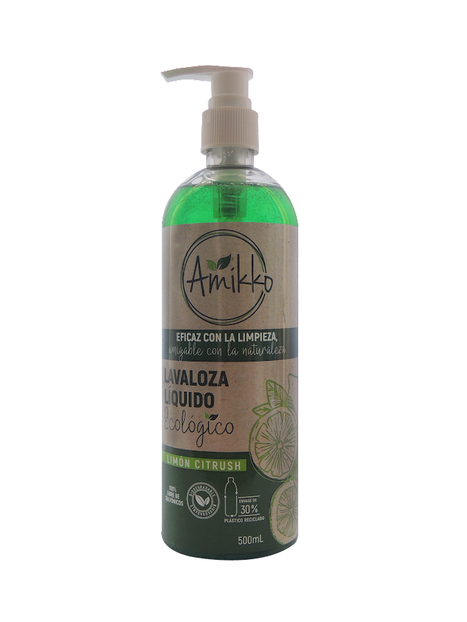 Lavaloza Liquido Ecológico Amikko Limon Citrush x 500ml