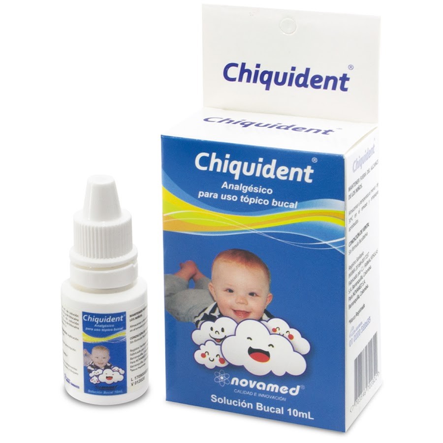 CHIQUIDENT ANALGÉSICO SOLUCIÓN BUCAL FRASCO X10ML. NOVAMED LIDOCAÍNA