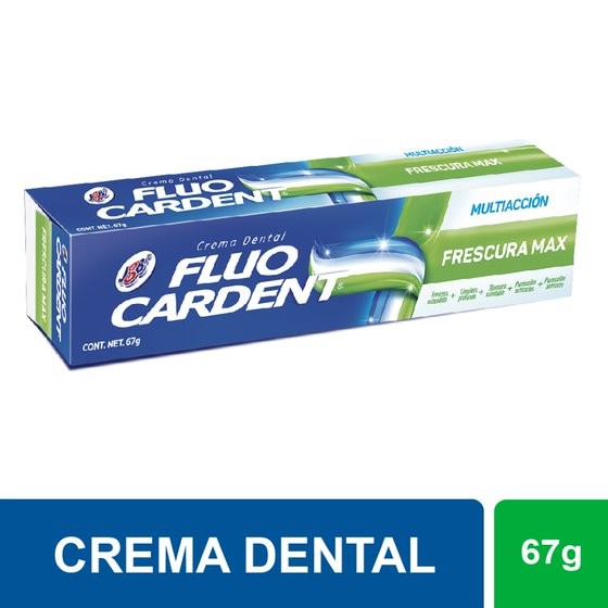 Crema Dental FluoCarden Multiaccion Frescura Max x 67Gr