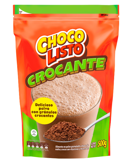 Leche Achocolatada Chocolisto Crocante x 500Gr