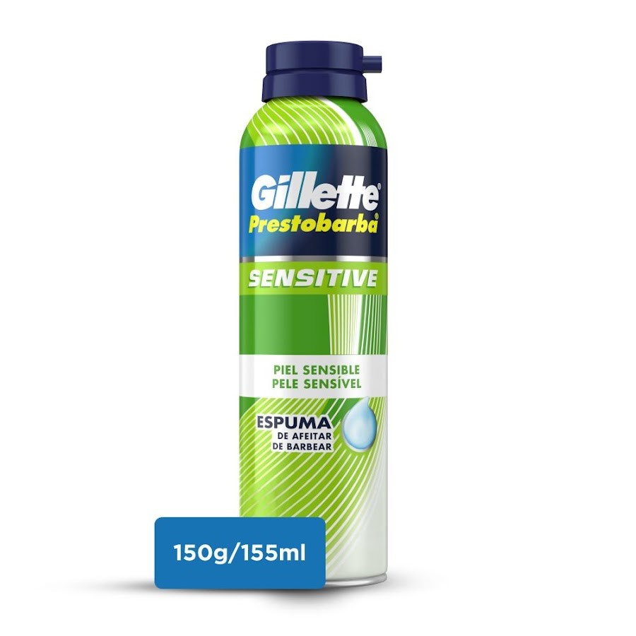 Espuma De Afeitar Gillette Prestobarba Sensitive X 150g