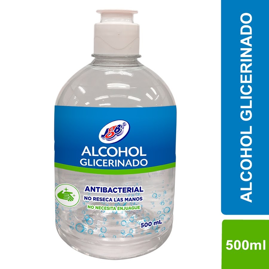 Alcohol Glicerinado JGB x 500Ml