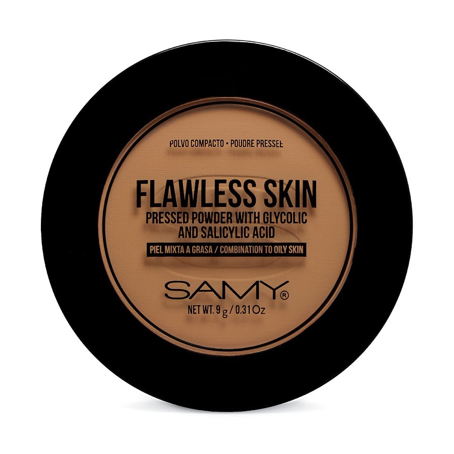 Polvo Samy Compacto Piel Mixta #07 Deep Tan x 9gr