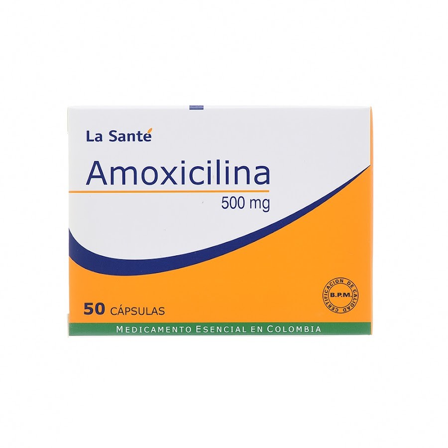 Amoxiciclina 500Mg La Sante Caja x 50Tab