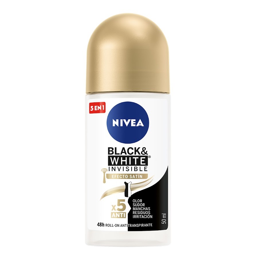 Desodorante nivea B&W Gold 50 ml roll on