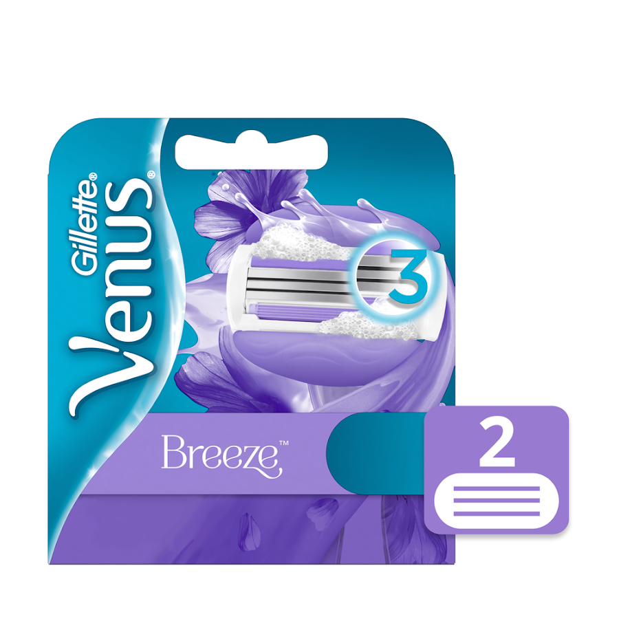Cartuchos Para Depilar Gillette Venus Breeze 2 Und