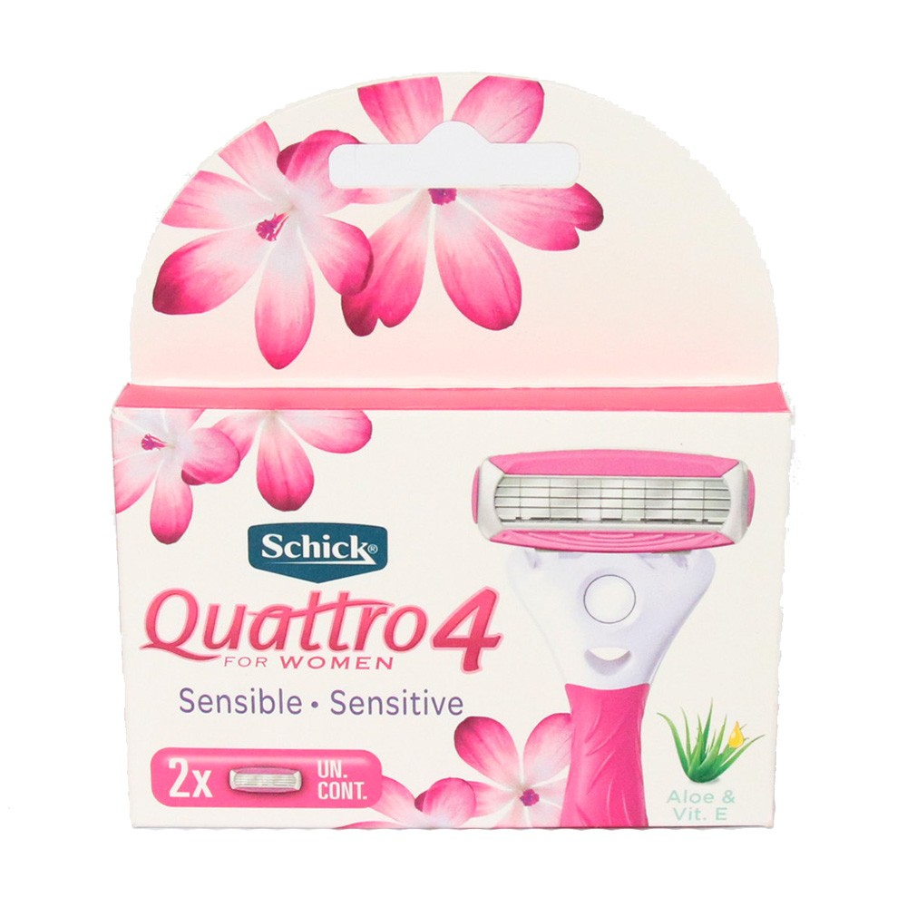 REPUESTO MAQUINA AFEITAR QUATTRO SHICKX2