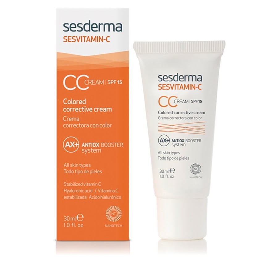 Crema Correctora Con Color Sesvitamin-Cc Sesderma x 30Ml