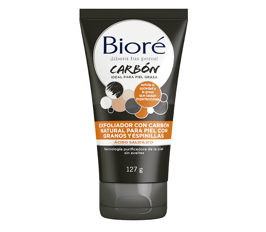 Exfoliante de Carbón Natural Biore x127gr