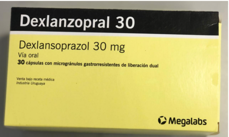 Dexlanzopral 30Mg Roemmers Caja x30 Capsulas Microgranulos Gastrorresistentes de liberacion dual