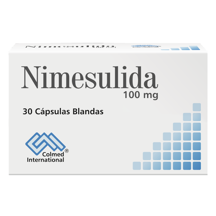 Nimesulida 100 mg Colmed Caja x 30 Cápsulas Blandas