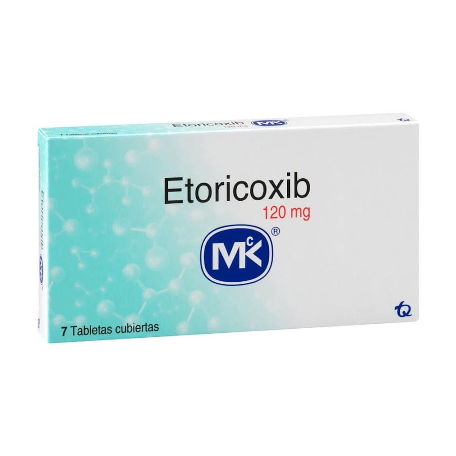 Etoricoxib Mk 120Mg Tabletas Caja X7Tab.