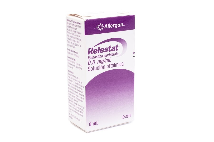 Relestat 0.5Mg Sol. Oft. Frasco x5Ml. Allergan Epinastina Clorhidrato