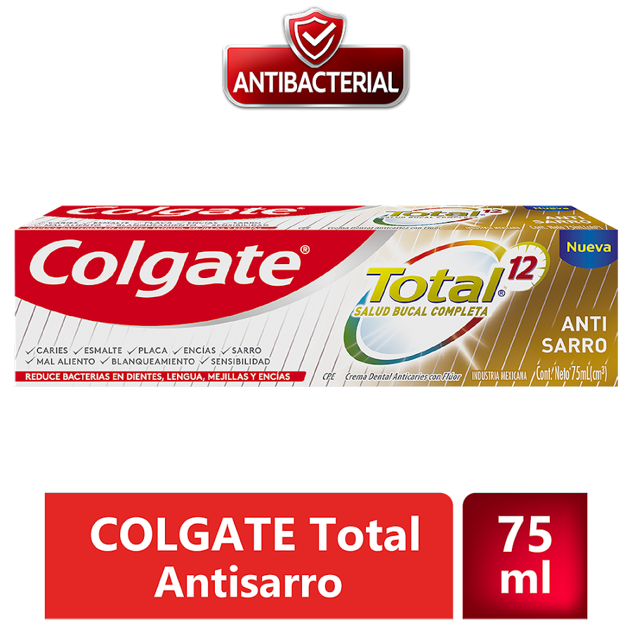 Crema Dental Colgate Total 12 Anti Sarro x 75Ml