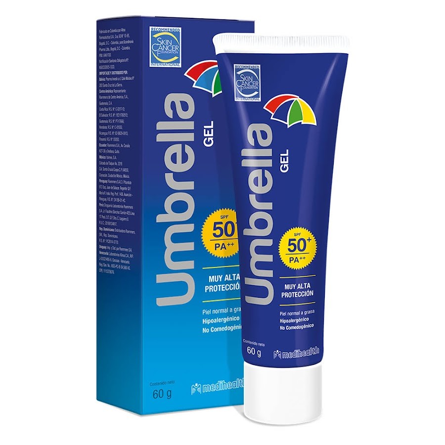 PROTECTOR SOLAR UMBRELLA GEL ALTA PROTECCION SPF50 60GX1UND