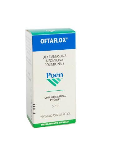Oftaflox 1Mg Sol Frasco X5Ml Poen Dexametasona Neomicina Polimixina B