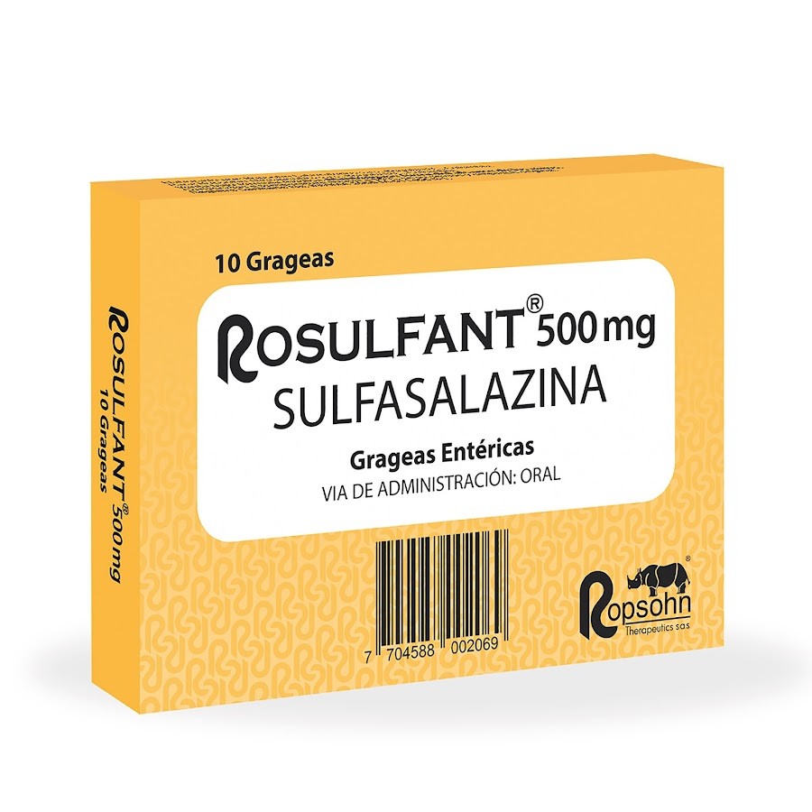 **Rosulfant 500Mg Grageas Caja X10Grg. Rophson Sulfasalazina