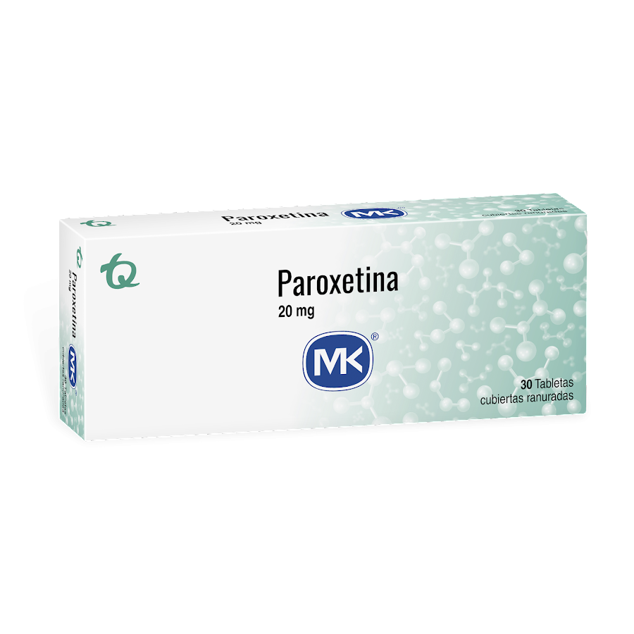 Paroxetina 20Mg MK Caja x 30Tab