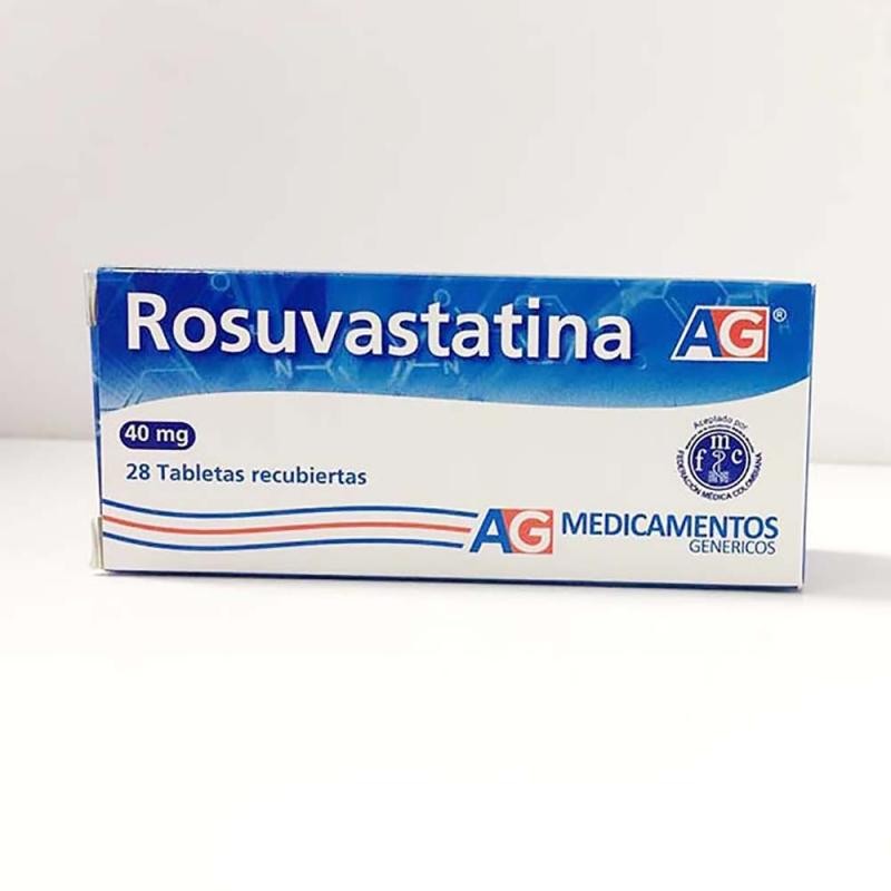 Rosuvastatina 40Mg AG Caja x 28Tab