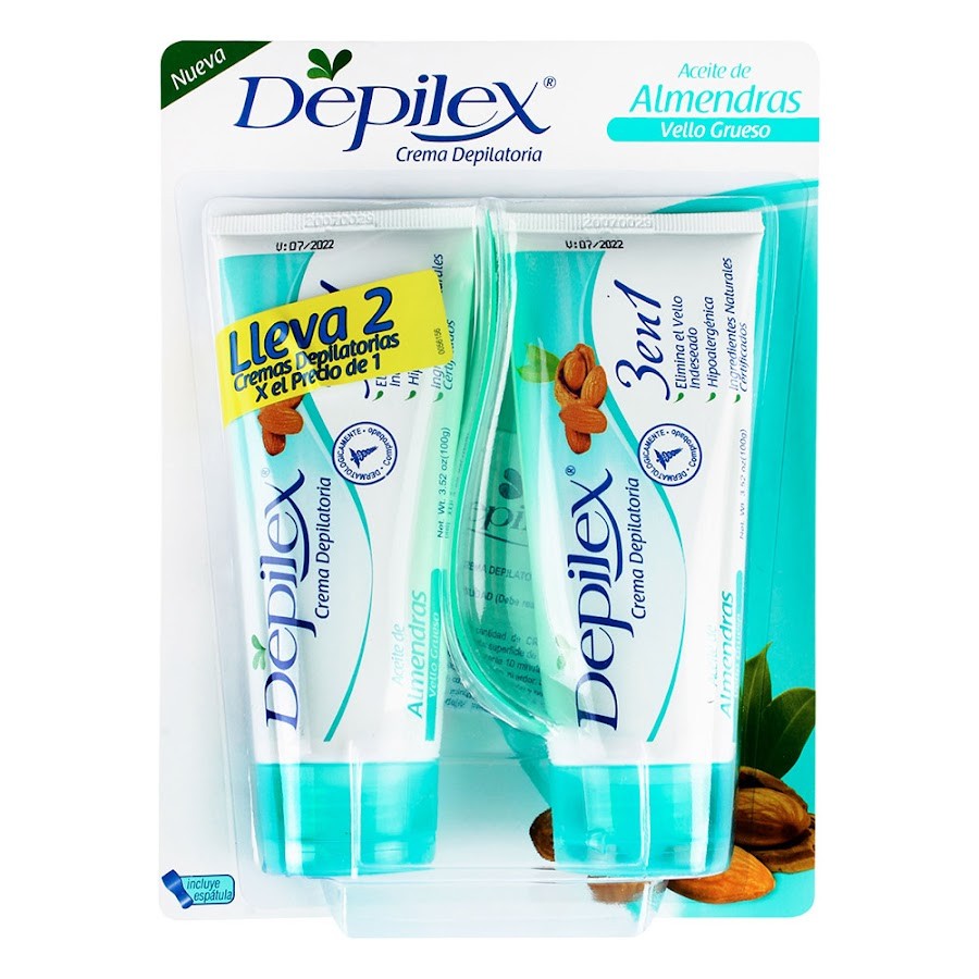 Oferta Crema DEPILEX Aceite de Almendras 3 en 1 Vello Grueso 2x1 x2Und