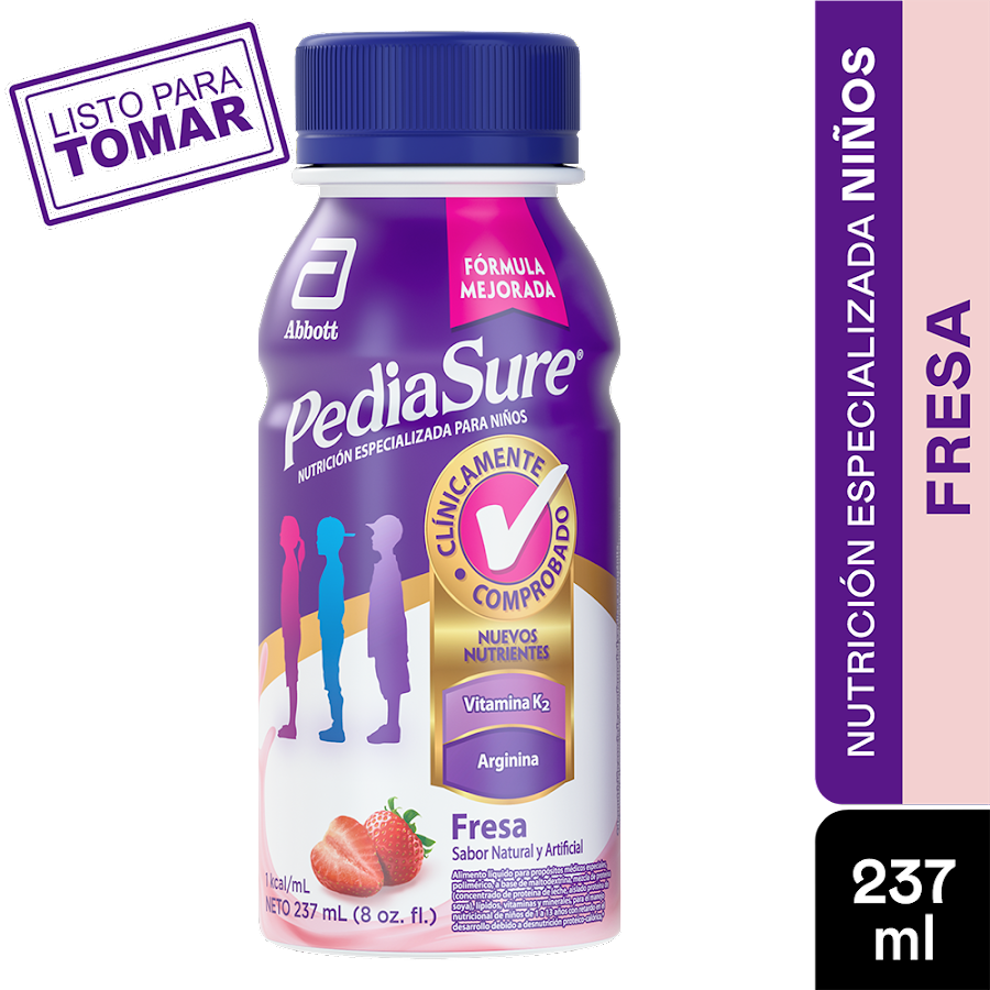 PEDIASURE FRESA LÍQUIDO X237ML.