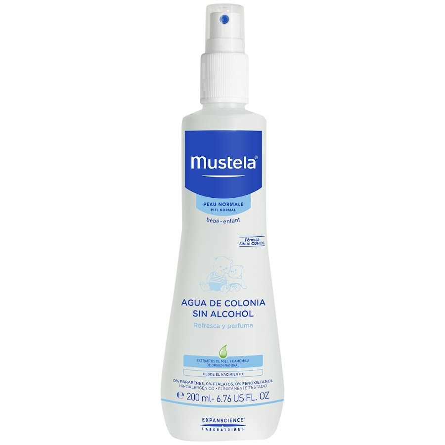 AGUA DE COLONIA SIN ALCOHOL  MUSTELA X200 ML