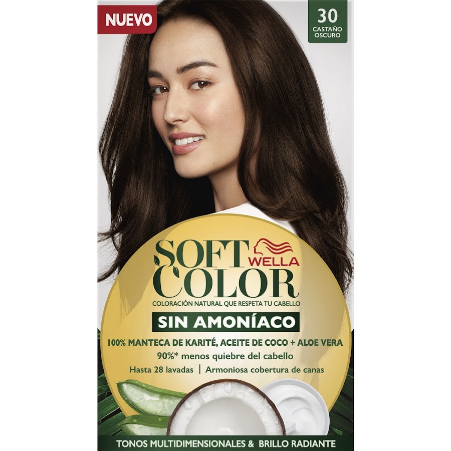 Tinte WELLA SOFT COLOR castaño oscuro 30 x1kit