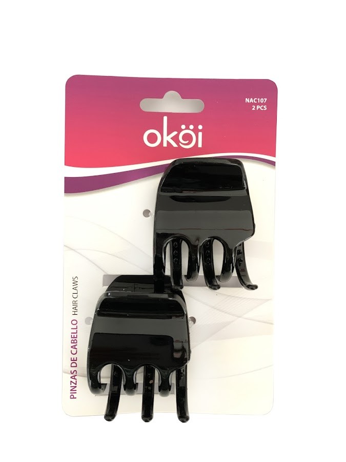 Pinzas Grandes Para El Cabello x 2 pcs Okoi x 1und